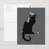 Le Chat Noir und Blue Pearl, Postkarte (Vorne/Hinten)