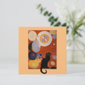 Le Chat Noir und Hilma ap Klint, Einladung (Stehend Vorderseite)