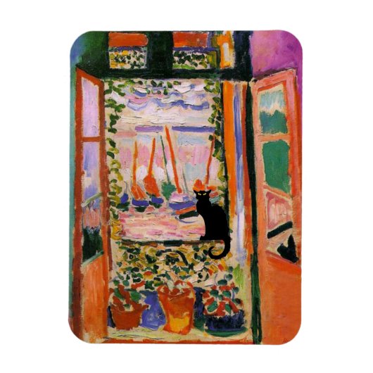 Le Chat Noir und The Open Window von Matisse Magnet (Vertikal)