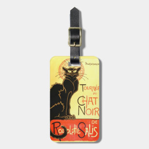 Le chat noir, ursprüngliche Anschlagtafel Gepäckanhänger