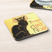 Le chat noir, ursprüngliche Anschlagtafel Untersetzer (Linke Seite)