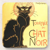 Le chat noir, ursprüngliche Anschlagtafel Untersetzer (Vorderseite)