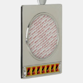 Le Chat Noir Valentine's Day Banner-Ornament Silber (Rechts)