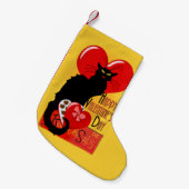 Le Chat Noir Valentine's Day Kleiner Weihnachtsstrumpf (Vorderansicht (hängend))