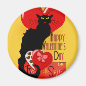 Le Chat Noir Valentine's Day Magnet (Vorne)