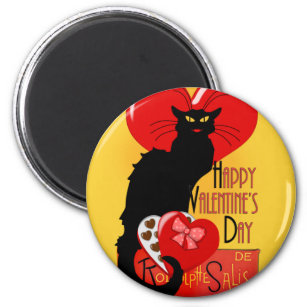Le Chat Noir Valentine's Day Magnet