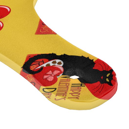 Le Chat Noir Valentine's Day Schneidebrett (Ecke)