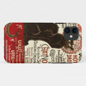 Le Chat Noir, Vente Hôtel Drouot Case-Mate iPhone Hülle (Rückseite (Horizontal))