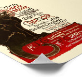 Le Chat Noir, Vente Hôtel Drouot Kunstkunst Poster (Ecke)