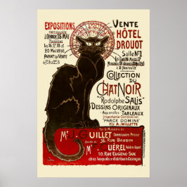 Le Chat Noir, Vente Hôtel Drouot Kunstkunst Poster