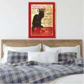 Le Chat Noir, Vente Hôtel Drouot Leinwanddruck (Insitu (Schlafzimmer))