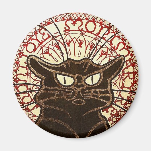 Le Chat Noir, Vente Hôtel Drouot Magnet (Vorne)