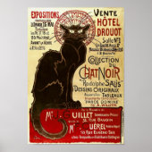 Le Chat Noir, Vente Hôtel Drouot Poster (Vorne)