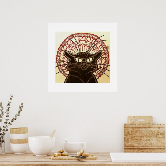 Le Chat Noir, Vente Hôtel Drouot Poster (Küche)