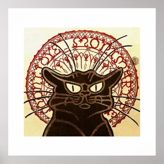 Le Chat Noir, Vente Hôtel Drouot Poster (Vorne)