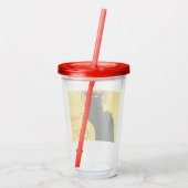 Le Chat Noir Vintag Acryltrinkbecher (Rückseite)