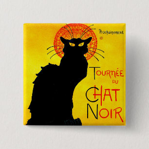 Le Chat Noir Vintag Button