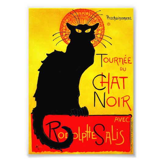 Le Chat Noir Vintag Fotodruck (Vorne)