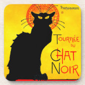 Le Chat Noir Vintag Getränkeuntersetzer (Vorderseite)