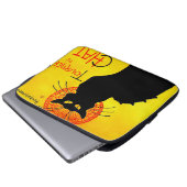Le Chat Noir Vintag Laptopschutzhülle (Vorne Knopf)