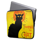 Le Chat Noir Vintag Laptopschutzhülle (Vorderseite Links)