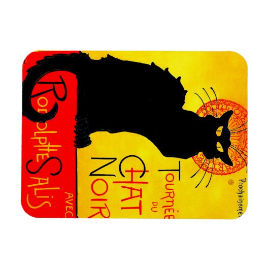 Le Chat Noir Vintag Magnet (Horizontal)