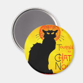 Le Chat Noir Vintag Magnet (Vorderseite/Rückseite)