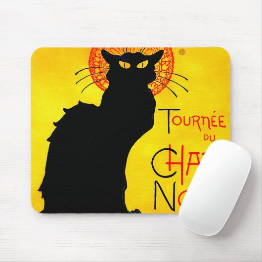 Le Chat Noir Vintag Mousepad (Mit Mouse)