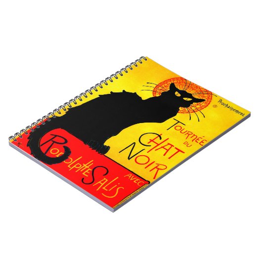 Le Chat Noir Vintag Notizblock (Linke Seite)