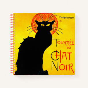 Le Chat Noir Vintag Notizblock