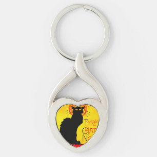 Le Chat Noir Vintag Schlüsselanhänger