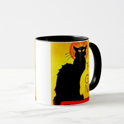 Le Chat Noir Vintag Tasse (VorderseiteRechts)
