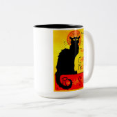 Le Chat Noir Vintag Zweifarbige Tasse (VorderseiteRechts)