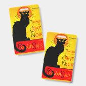 Le Chat Noir Vintage Ausweis (Vorder- & Rückseite)