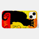 Le Chat Noir Vintage Case-Mate iPhone Hülle (Rückseite (Horizontal))