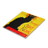 Le Chat Noir Vintage Fliese (Seite)
