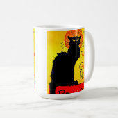 Le Chat Noir Vintage Kaffeetasse (VorderseiteRechts)