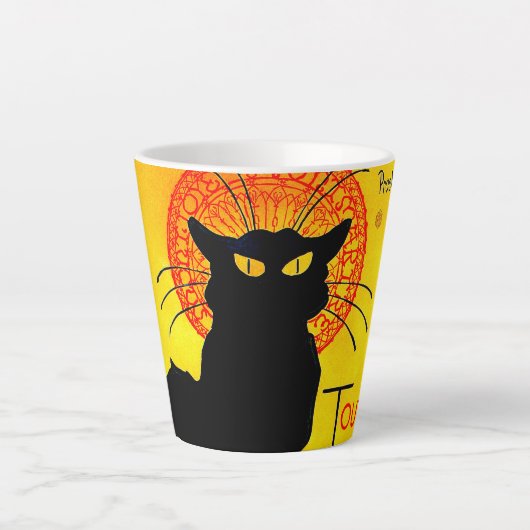 Le Chat Noir Vintage Milchtasse (Vorderseite)
