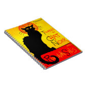 Le Chat Noir Vintage Notizblock (Rechte Seite)