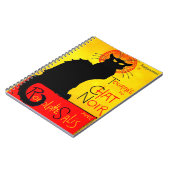 Le Chat Noir Vintage Notizblock (Linke Seite)