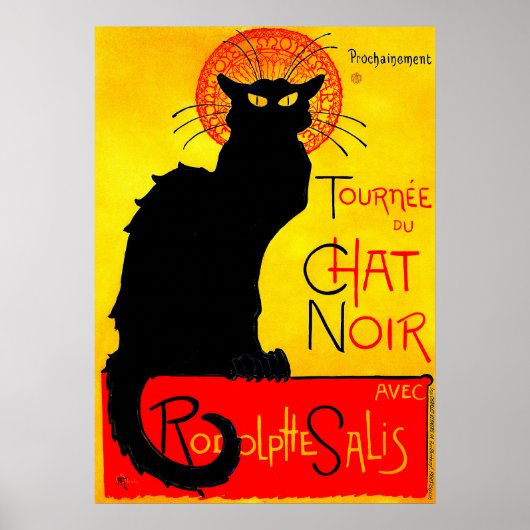 Le Chat Noir Vintage Poster (Vorne)