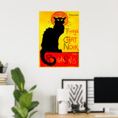 Le Chat Noir Vintage Poster (Heimbüro)