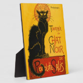 Le Chat Noir Vintage Schwarzkatze Jugendstil Fotoplatte (Seite)