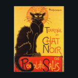 Le Chat Noir Vintage Schwarzkatze Jugendstil Postkarte<br><div class="desc">Le Chat Noir The Black Cat Jugendstil Vintage Postkarte</div>