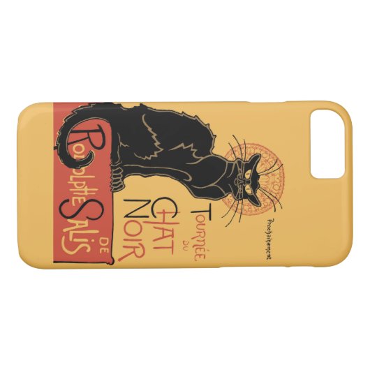 Le Chat Noir von Steinlen Case-Mate iPhone Hülle (Rückseite (Horizontal))