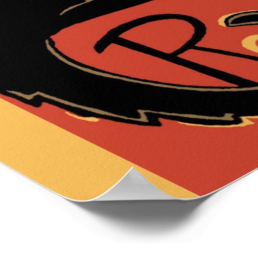 Le Chat Noir von Steinlen Poster (Ecke)