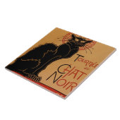 "Le Chat Noir" von Theophile Steinlen Fliese (Seite)