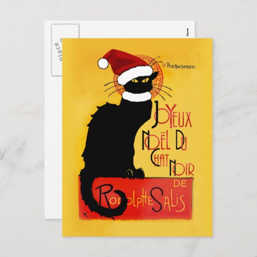 Le Chat Noir Weihnachtsmannmütze Weihnachten (Vorne/Hinten)
