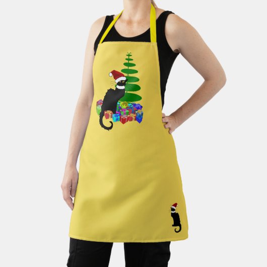 Le Chat Noir Weihnachtsmütze Weihnachten Schürze (InSitu)