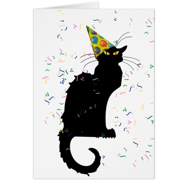 Le Chat Party Hat & Confetti (Vorne)